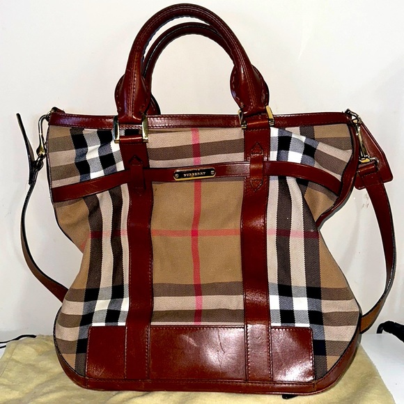 Burberry Beige/Tan House Check
Canvas and Leather Hobo - Picture 2 of 7